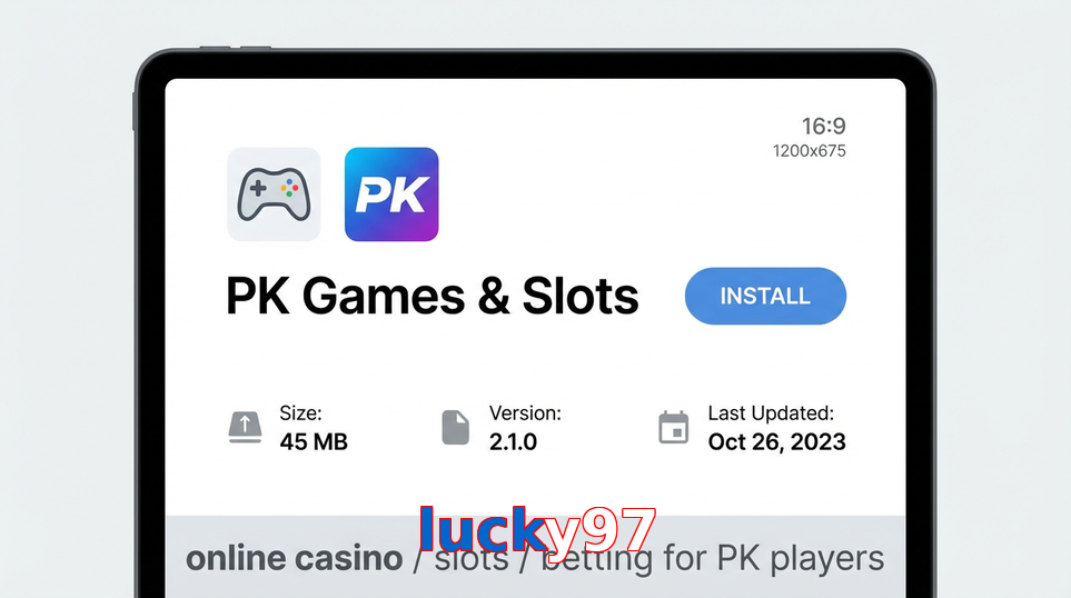 Game list for Lucky97 gameapk section